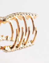 Haarspeld - Strass - goud