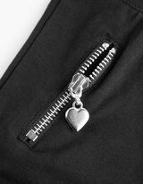 Tamprės - Užtrauktukas - juodas