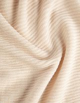 Pletený sveter - Znížené prieramky - bezova