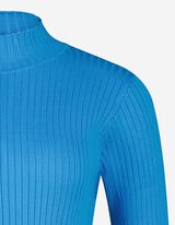 Midi haljina - Bočni prorez - svijetlo plava