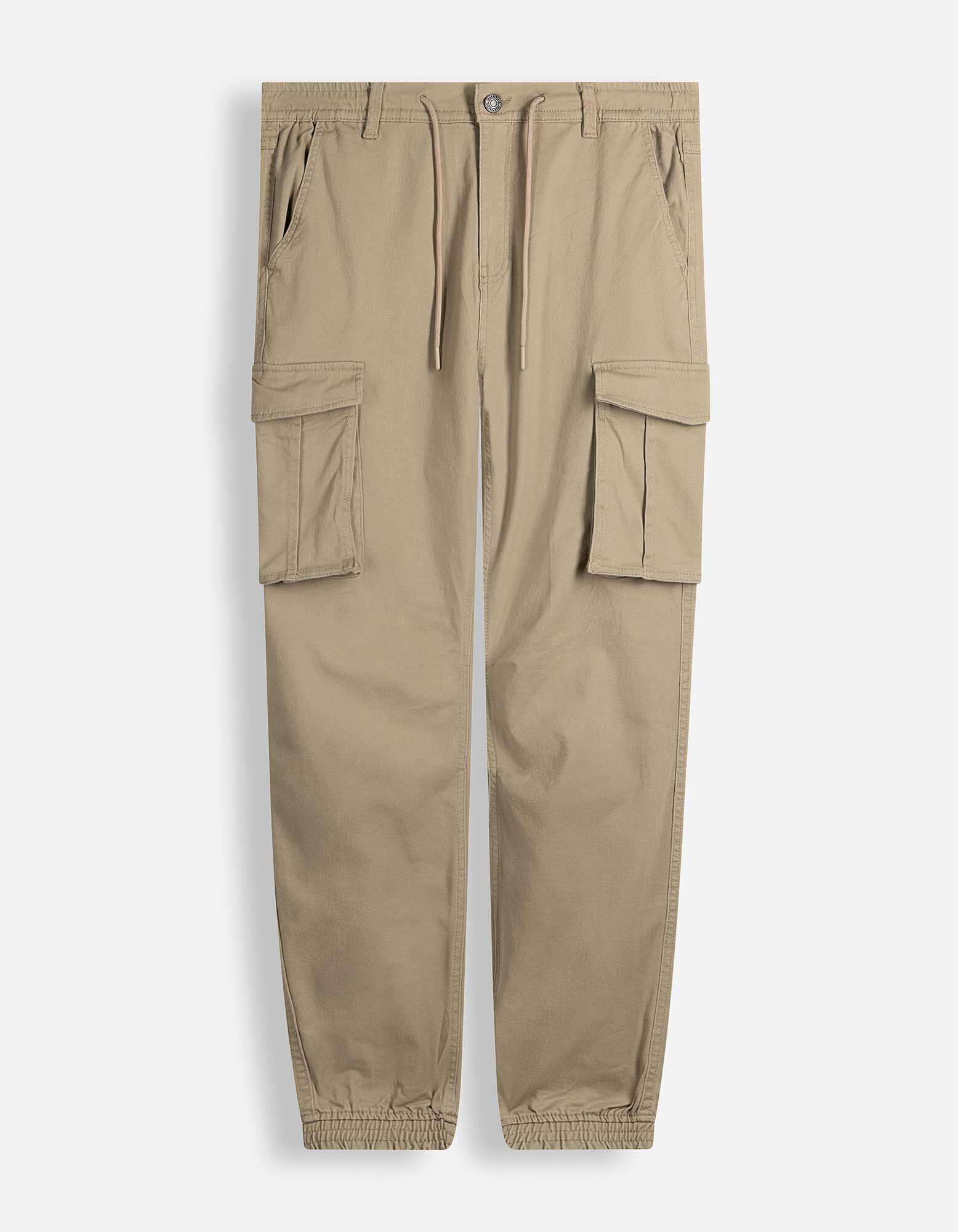 Cargohose - Twill - Beige