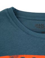 Tričko - Predná potlač - tyrkysovy