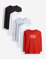 Langarmshirt - 5er-Pack
