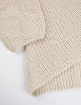 Sweter z dzianiny - dłuższy tył - bez