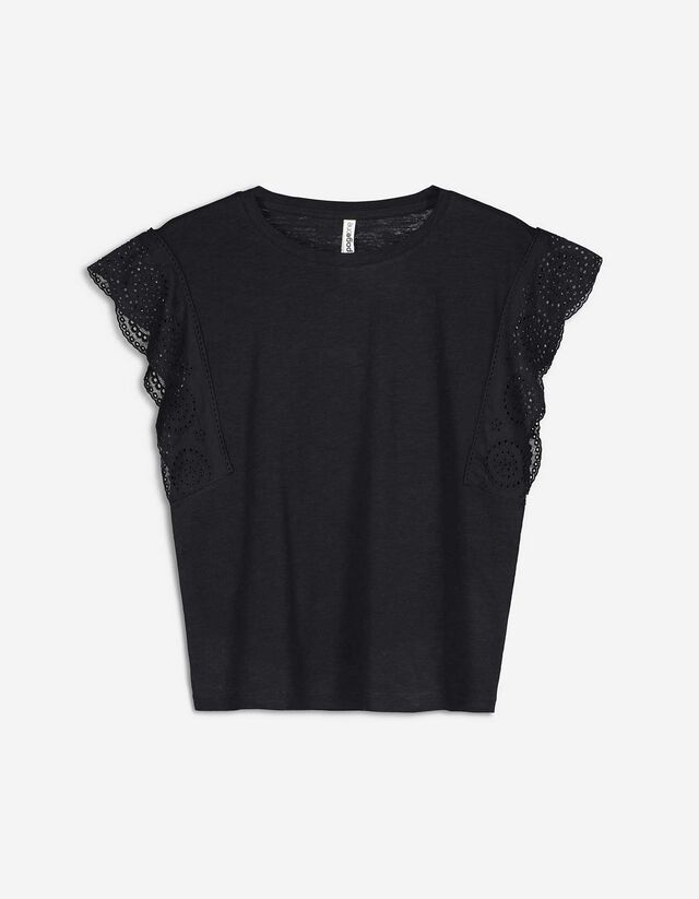 Shirt - Ärmel mit Volants