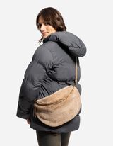 Õlakott - kunstkarusnahk - pruun