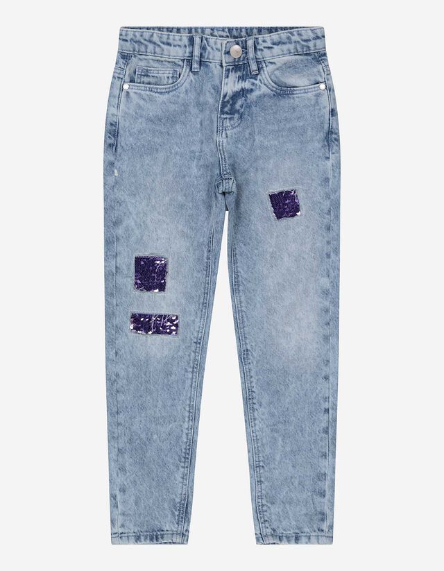 Jeans - Straight fit - celeste