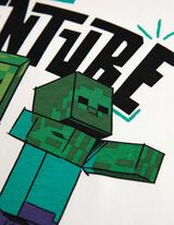 Hosszú ujjú felső - Minecraft - feher