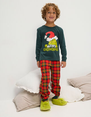 Ensemble pyjama (T-shirt et pantalon) - multicolore