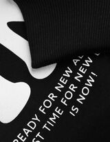 Džemperis - Gaubtas - juodas