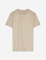 T-Shirt - einfarbig - beige