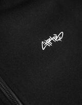 Sweatjacke - Oversized Fit - schwarz