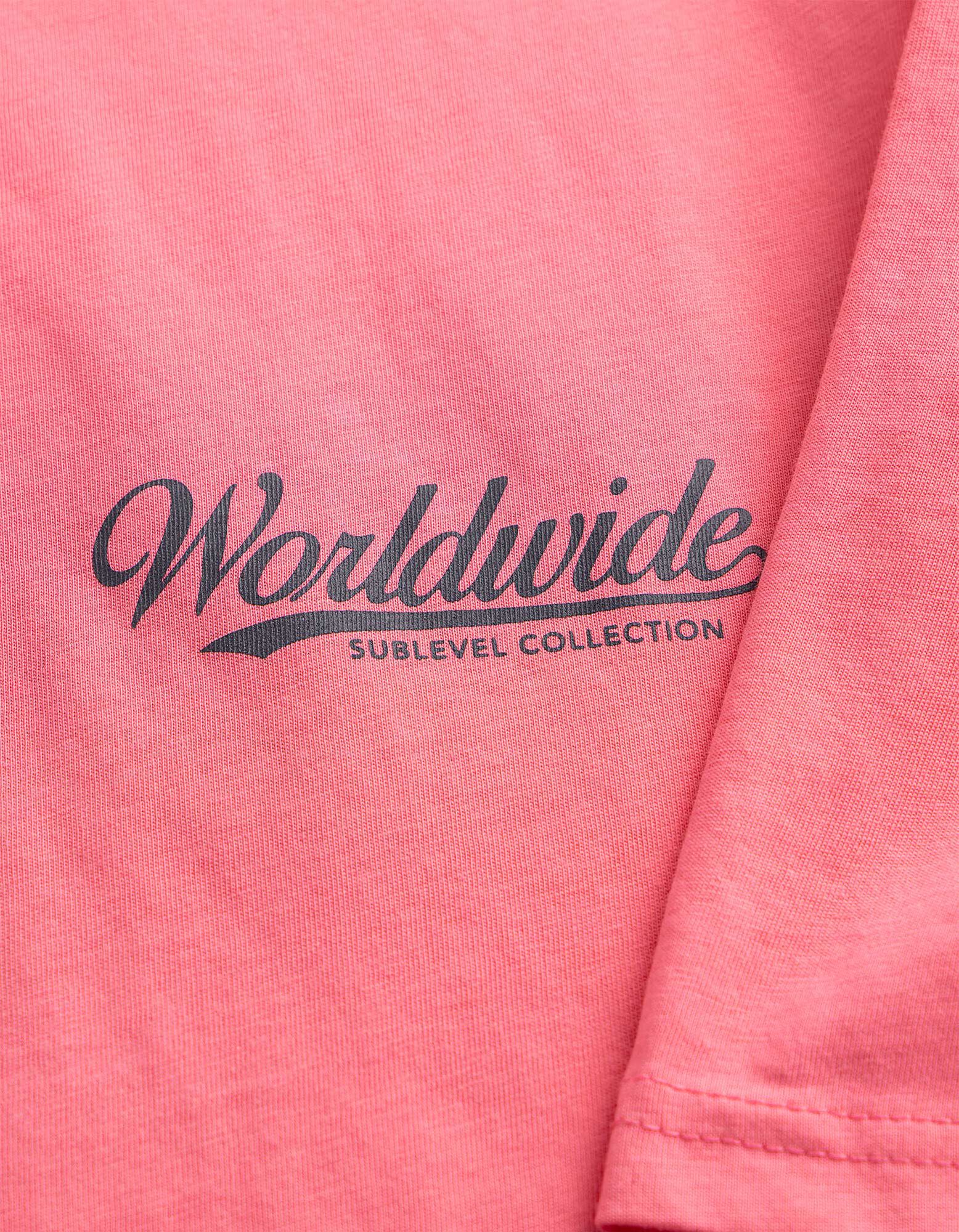 T-Shirt - R&uuml;ckenprint - rosa