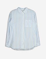 Camicia blusata - Oversized Fit - celeste