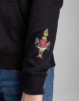 Mikina s kapucňou - cierna