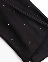 Leggings - Ziersteine - Schwarz