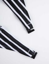 Bikinový vrchný diel - Recyklovaný polyester - cierna