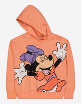 Bluză cu glugă - Minnie Mouse - Rosu deschis