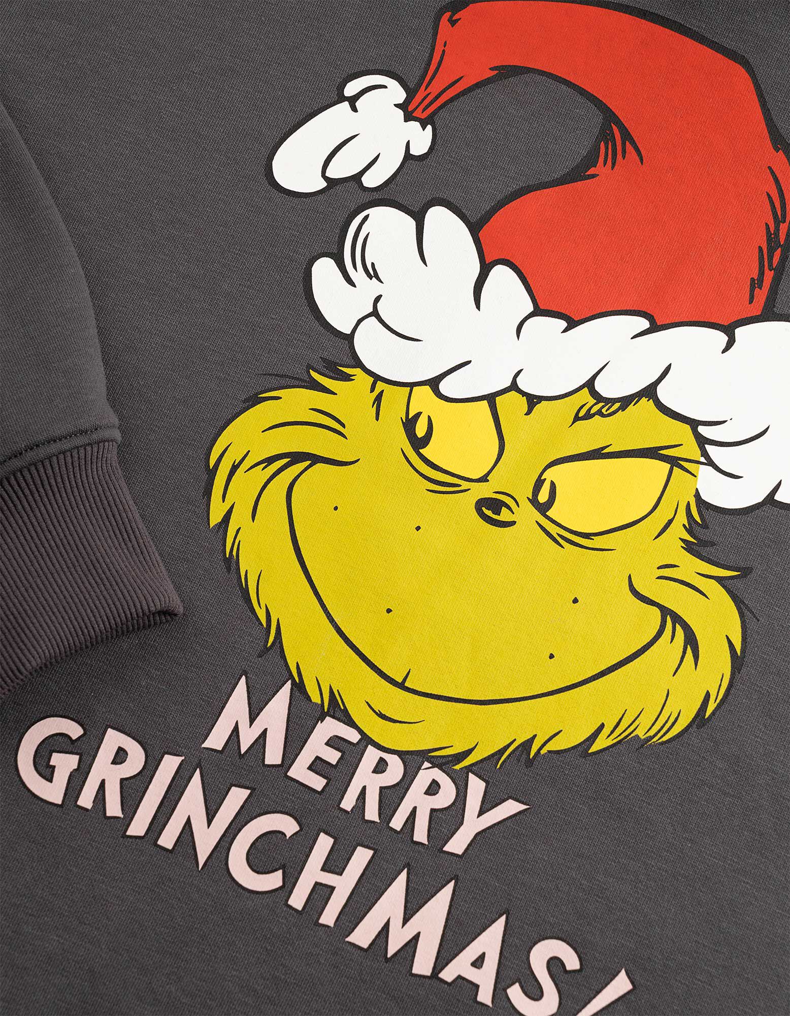 Sweatshirt - Grinch - Donkergrijs
