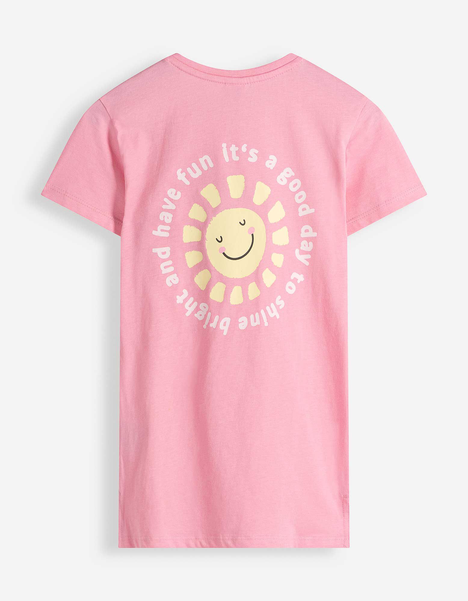 T-Shirt - R&uuml;ckenprint - Pink