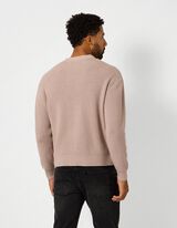 Cardigan - Patte de boutonnage - beige