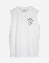 Tanktop - Afdrukken achteraan - wit