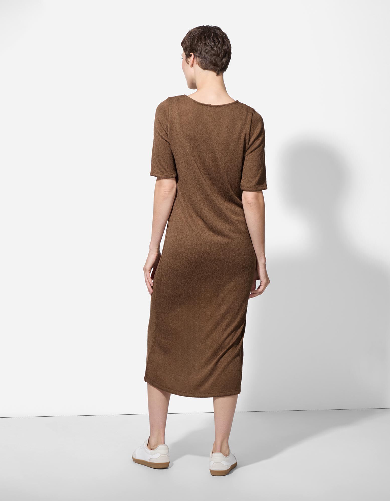 Kleid - Wadenlang - Braun