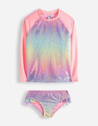 Ensemble t-shirt UV et pantalon UV - Nuances de couleur - rose