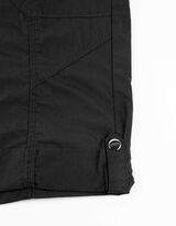 Bermuda  - Risvolti fissi sul fondo gamba - nero