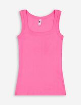 Top - Rippenstruktur - pink