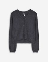 Cardigan - Maglia - grigio scuro