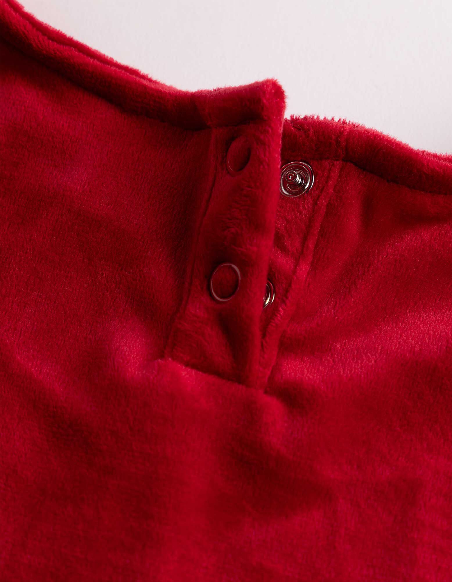 Kleid - Glitzerprint - Rot