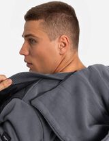 jas - Afneembare capuchon - donkergrijs