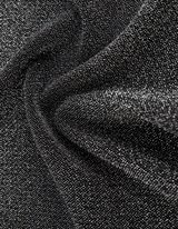 Maglia a manica lunga - Tessuto glitterato - nero