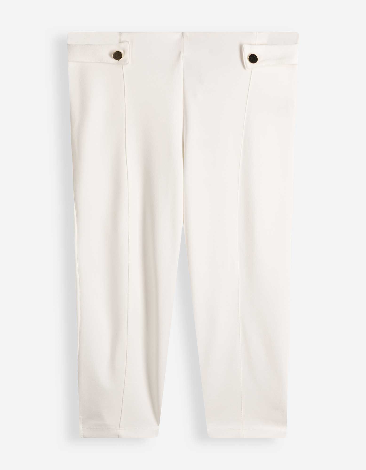 Leggings - Viskose-Anteil - Off-White