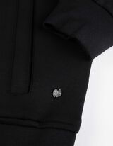 Sweatjacke - Modal-Anteil - schwarz