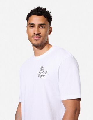 T-Shirt - R&uuml;ckenprint - Wei&szlig;