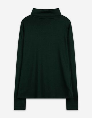 Langarmshirt - Modal-Anteil - grün