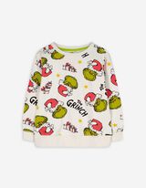 Sweatshirt - Grinch - weiß