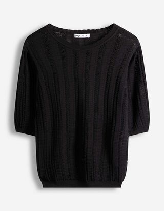 Pullover - Strick - schwarz