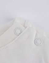 Ensemble comprenant une sweat veste, un pantalon et un T-shirt - Imprimé - blanc