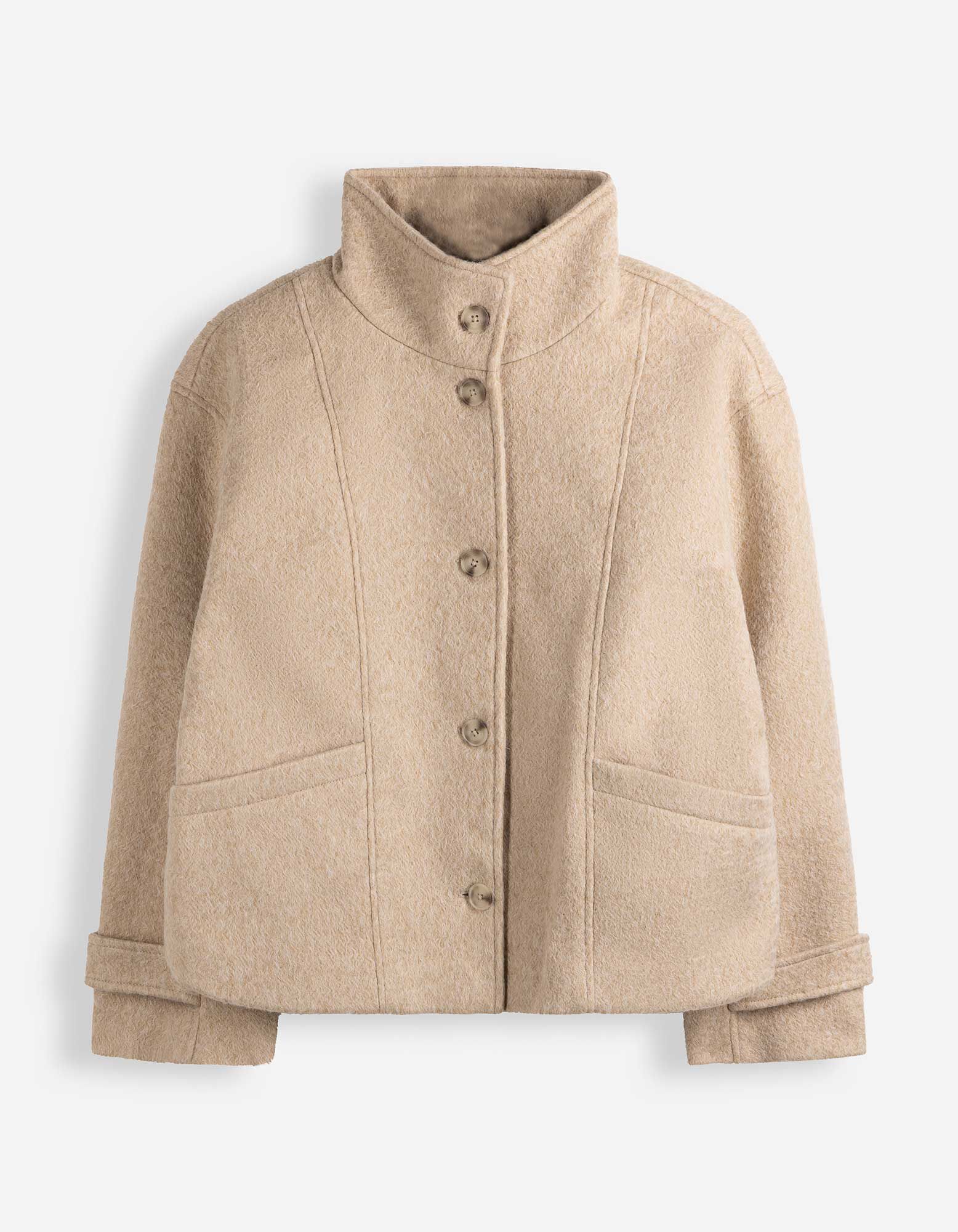 Jacke - Oversized Fit - Beige