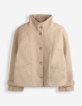 Jacke - Oversized Fit - Beige