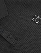 Tricou polo - Patch de etichetă - Gri inchis
