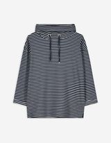 Sweatshirt - Sjaalkraag - donkerblauw
