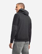 Sportinis švarkelis - Mezginys stulpeliu - tamsiai pilkas