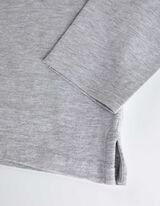 Majica dugih rukava - Okrugli izrez - sivo