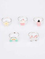 Mädchen Ring - 5er-Pack   