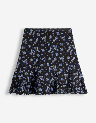 Rok - Motief all-over - zwart