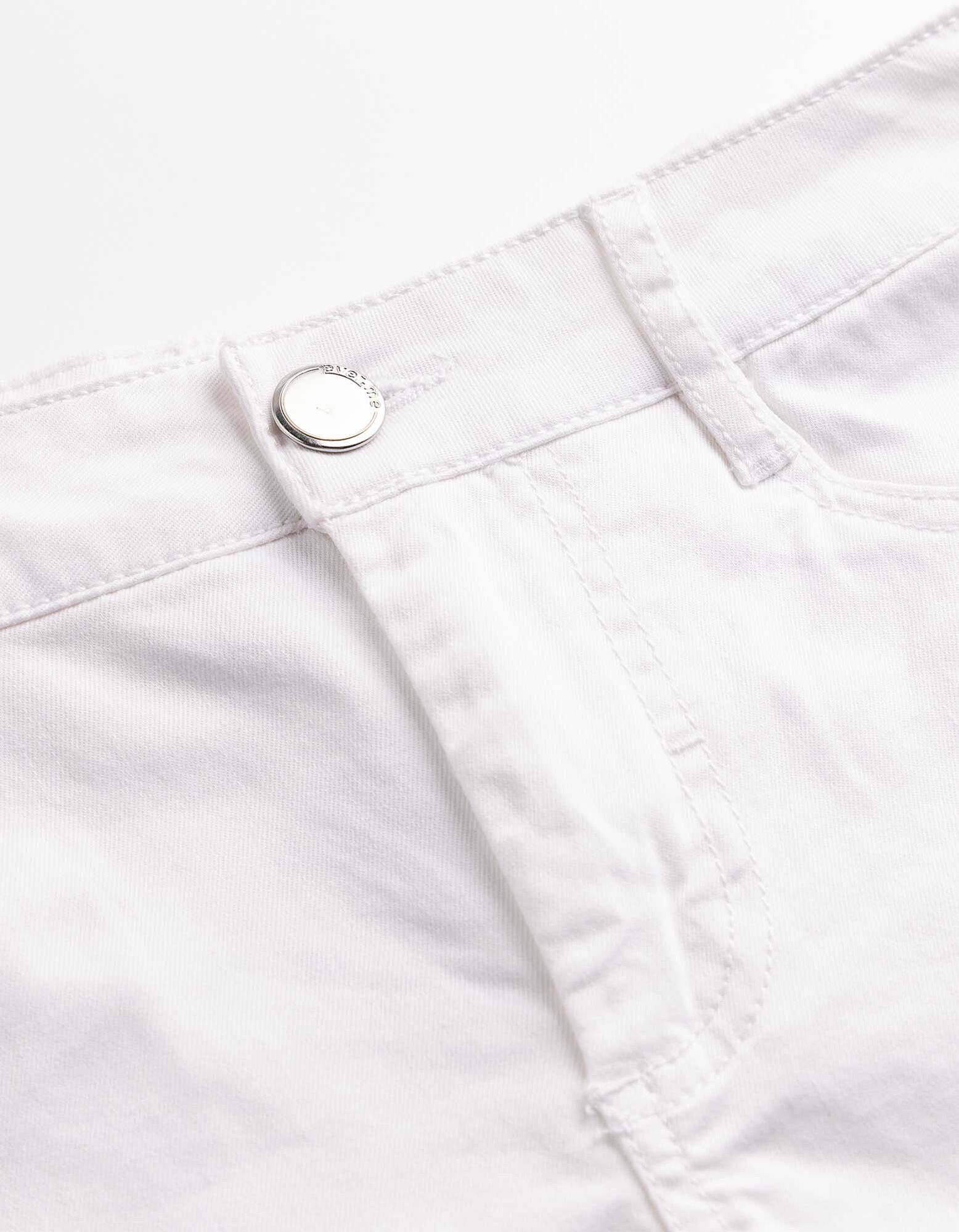 Caprihose - Twill - wei&szlig;